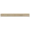 vidaXL Zásuvky pod posteľ Sonoma dub 200 x 36,5 x 16,5 cm