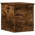 vidaXL Úložný box dymový dub 30x35x35 cm kompozitné drevo