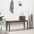vidaXL lavička Staré drevo 110 x 35 x 45 cm Kompozitné drevo
