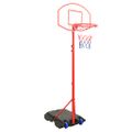 vidaXL Prenosná nastaviteľná basketbalová súprava 200-236 cm