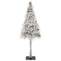 vidaXL Vianočný stromček s 300 LED-i Biela 180 cm PE a oceľ