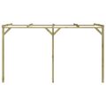 vidaXL Pergola k stene domu 2x4x2,2 m, drevo