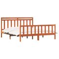 vidaXL Rám postele 2 pcs Včelí hnedý 205,5 x 185,5 x 100 cm