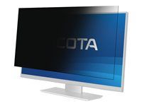 Filtr displeja na zvýšenie súkromia - bočne montovaný, univerzálny (16:9) - dvojcestné - odstrániteľný - zasunutie/lepenie - 19.5" - čierna