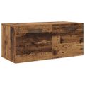 vidaXL Nástenná skrinka 80 x 36.5 x 35 cm Kompozitné drevo Staré drevo