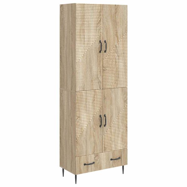 vidaXL Sada skríň 2 pcs 66 x 34,5 x 95 cm Kompozitné drevo