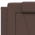 vidaXL Rám postele Viana bez matraca hnedý 200x200 cm umelá koža