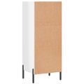 vidaXL Komoda lesklá biela 34,5x32,5x90 cm kompozitné drevo