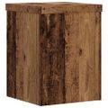 vidaXL Stojany na rastliny 2 ks staré drevo 15x15x20 cm kompoz. drevo
