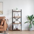 vidaXL Regál na knihy 4 úrovní 56 x 34 x 133,5 cm Kompozitné drevo