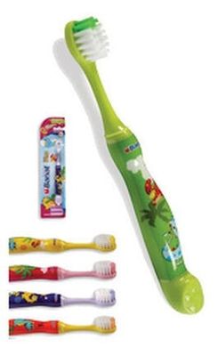 BANAT 3059 Dino Junior Soft Detská zubná kefka, mäkká 2-5r