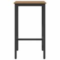 vidaXL Barový stôl 52 x 52 x 90 cm Kompozitné drevo Dub artisan