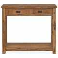vidaXL Konzolový stôl Prírodná 90 x 30 x 80 cm Husté teakové drevo