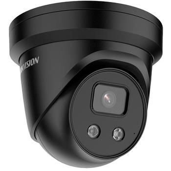 Hikvision 4MPix IP kamera AcuSense typu turecká; IR 30 m, IP67, mikrofón, čierna