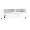 vidaXL TV skrinka lesklá biela 100x34,5x44,5 cm kompozitné drevo