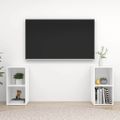 vidaXL TV skrinky 2 ks, lesklé biele 72x35x36,5 cm, kompozitné drevo