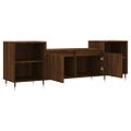 vidaXL TV skrinka hnedý dub 160x35x40 cm spracované drevo