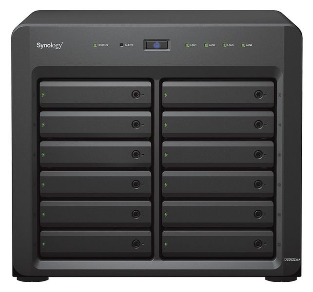 Synology DS3622xs+ Disk Station Sietové úložisko NAS, 12x 2,5"/3,5" SATA III, 6-jadrový 2,2GHz, 16GB DDR4, 2x USB 3.0, 2x 1GbE LAN, 2x 10GbE LAN, 1x PCIe