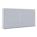 vidaXL Regál na krbové drevo s pláštenkou 300x25x150 cm
