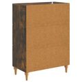 vidaXL Servírovacia skriňa so zásuvkou Dymový dub 66 x 34,5 x 90 cm