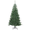 vidaXL Vianočný stromček Zelená 240 cm PVC