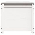 vidaXL Úložný box biely 110x50x45,5 cm masívna borovica