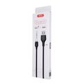 XO kábel NB103 USB - microUSB 1,0 m 2,1A biela