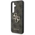 Puzdro Guess HC 4G PU Big Logo pre Samsung Galaxy S25 hnedé