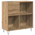 vidaXL Skrinka na gramofónové platne dub artisan 85 x 38 x 89 cm