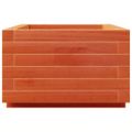 vidaXL Záhradný kvetináč voskovohnedý 70x40x26,5 cm masívna borovica