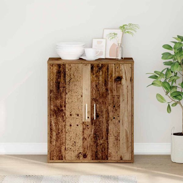 vidaXL Komoda zo starého dreva 60x31x70 cm, umelé drevo