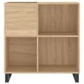 vidaXL Skrinka na platne dub sonoma 84,5x38x48 cm kompozitné drevo