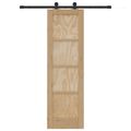 vidaXL Posuvné dvere ORKDAL 61 x 198,5 cm Borovicový masív Prírodná