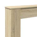 vidaXL Obloženie krbu dub sonoma 100x20x100 cm kompozitné drevo