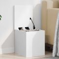 vidaXL Úložný box biely 30x35x35 cm kompozitné drevo