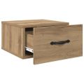 vidaXL Nočný stolík 2 ks dub artisan 35 x 35 x 20 cm Kompozitné drevo
