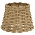 vidaXL Tienidlo na lampu hnedé Ø20x15 cm prútené