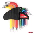 Imbusové kľúče TORX z ocele S2 9ks AMiO-04300