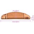 vidaXL Nášľapy na schody samolepiace 10 ks 65x21x4 cm béžové
