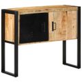 vidaXL skrinka na konzolu 90x35x75 cm masívne hrubé drevo mango