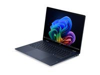 Copilot+ PC - preklopný dizajn - Intel Core Ultra 7 - 356H / až 4.7 GHz - Win 11 Pro - Intel Graphics - 32 GB RAM - 1 TB SSD NVMe - 14" OLED IPS dotyková obrazovka 2880 x 1800 (3K) @ 120 Hz - Wi-Fi 7, Bluetooth 6.0 - 5G - atmosférická modrá - klávesnica: česká/slovenská - s HP 3 roky Onsite Care Hardwarová podpora pre pracovné stanice