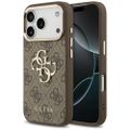 Puzdro Guess pre iPhone 17 Pro HC 4G PU S VEĽKÝM 4G CLASSIC LOGO GD hnedé