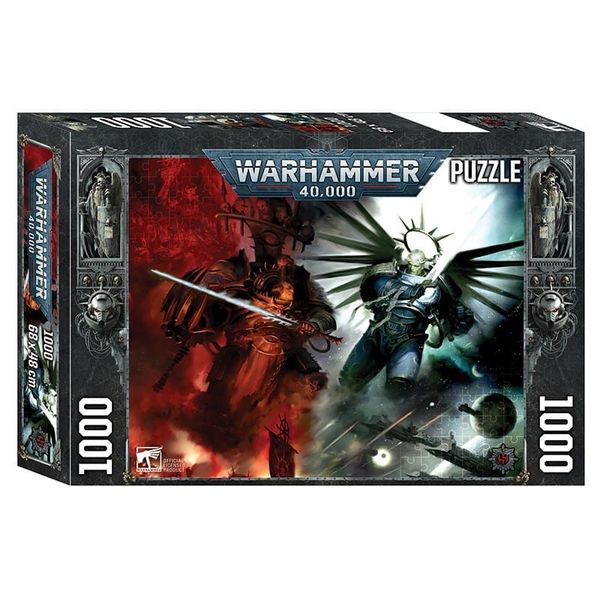 Puzzle Warhammer Guilliman vs Abaddon, 1000 dielikov