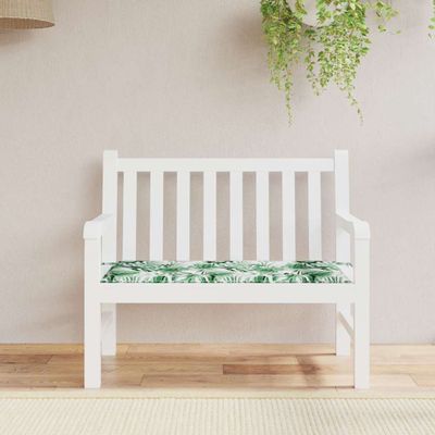 vidaXL Podložka na stoličku List Vzor listov 100 x 50 x 3 cm