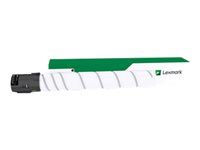 Čierna - originálna - kazeta s farbivom - pre Lexmark CS921, CS923, CX920, CX921, CX922, CX923, CX924