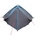 vidaXL Teepee stan pre 6 osôb 6 osoba Modrá a šedá