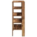 vidaXL Regál na topánky staré drevo 61x32x87,5 cm spracované drevo