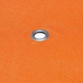 vidaXL Náhradná strieška na altánok 310 g/m², oranžová 3x3 m