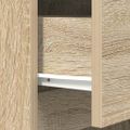 vidaXL Nočný stolík dub sonoma 39x35x125 cm spracované drevo