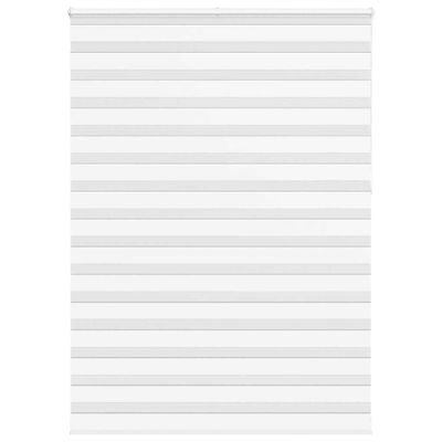 vidaXL Zebra roleta biela 165x230 cm šírka látky 160,9cm polyester